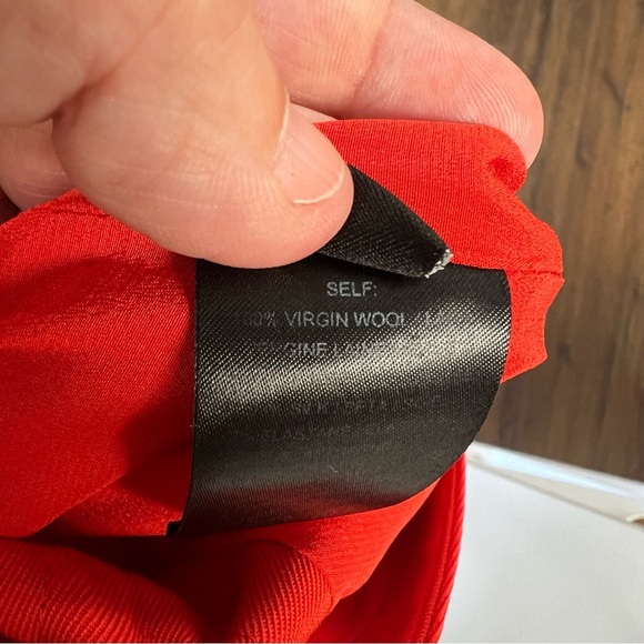 Narciso Rodriguez Barney’s New York Orange virgin wool shift dress SZ 44/8 - Picture 5 of 6